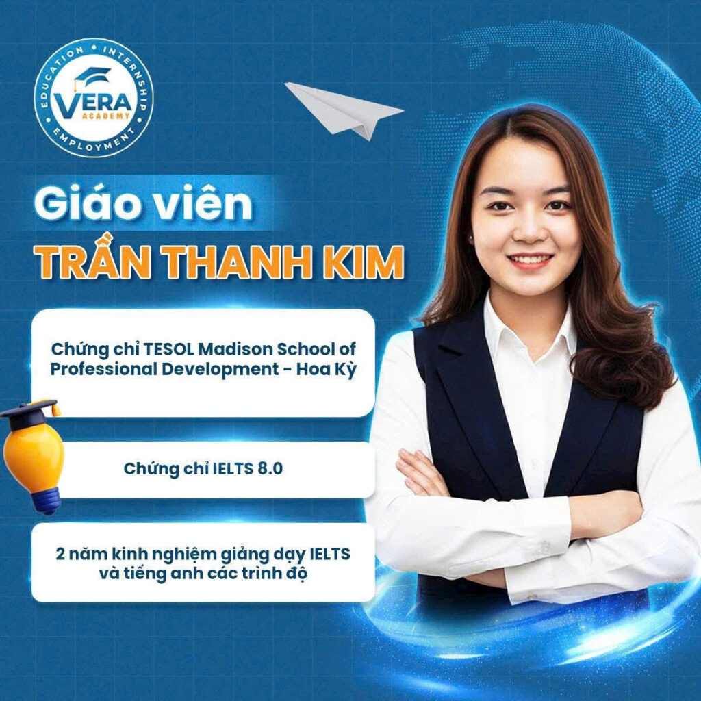Giáo viên Trần Thanh Kim - Giáo viên tiếng Anh tại Vera Academy