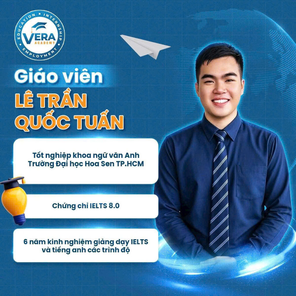 Giáo viên Lê Trần Quốc Tuấn - Giáo viên tiếng Anh tại Vera Academy